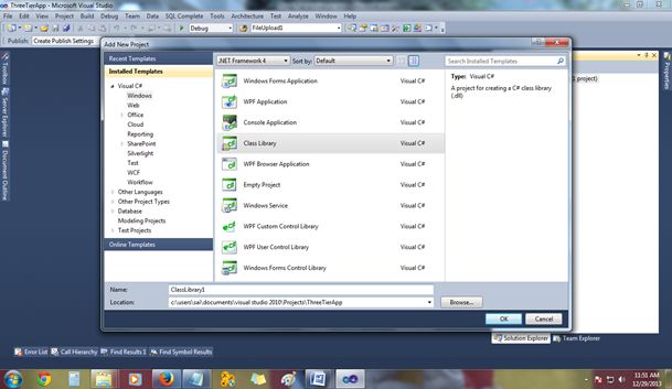 Select Class Library